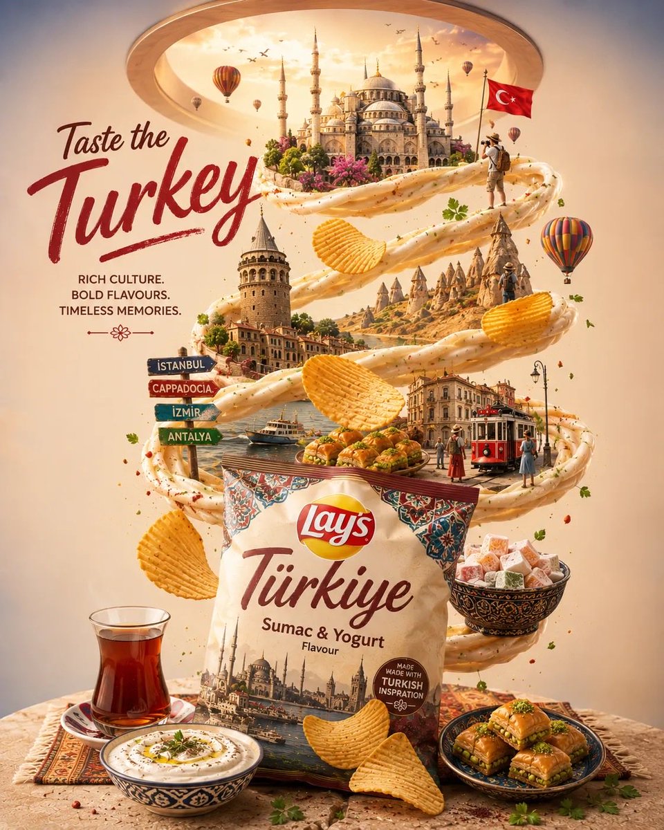 AI image generated from the “Travel Food Advertisement Poster” prompt