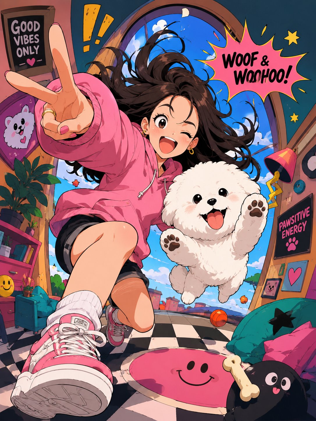 AI image generated from the “Trending anime art style image from the uploaded subject” prompt