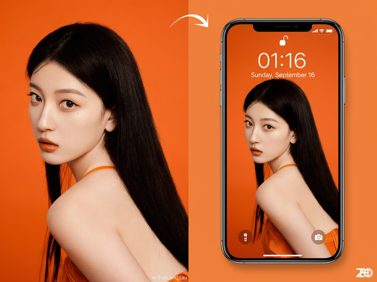AI image generated from the “Turn Image into Phone Wallpaper” prompt