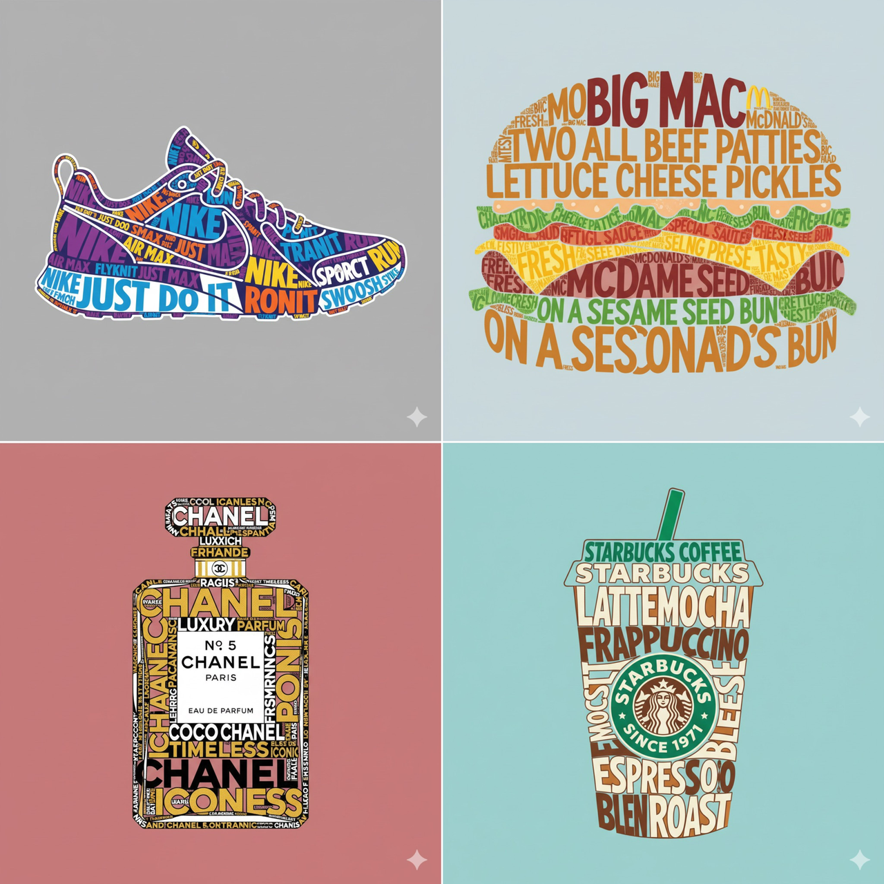 AI image generated from the “Typography Logo Design” prompt