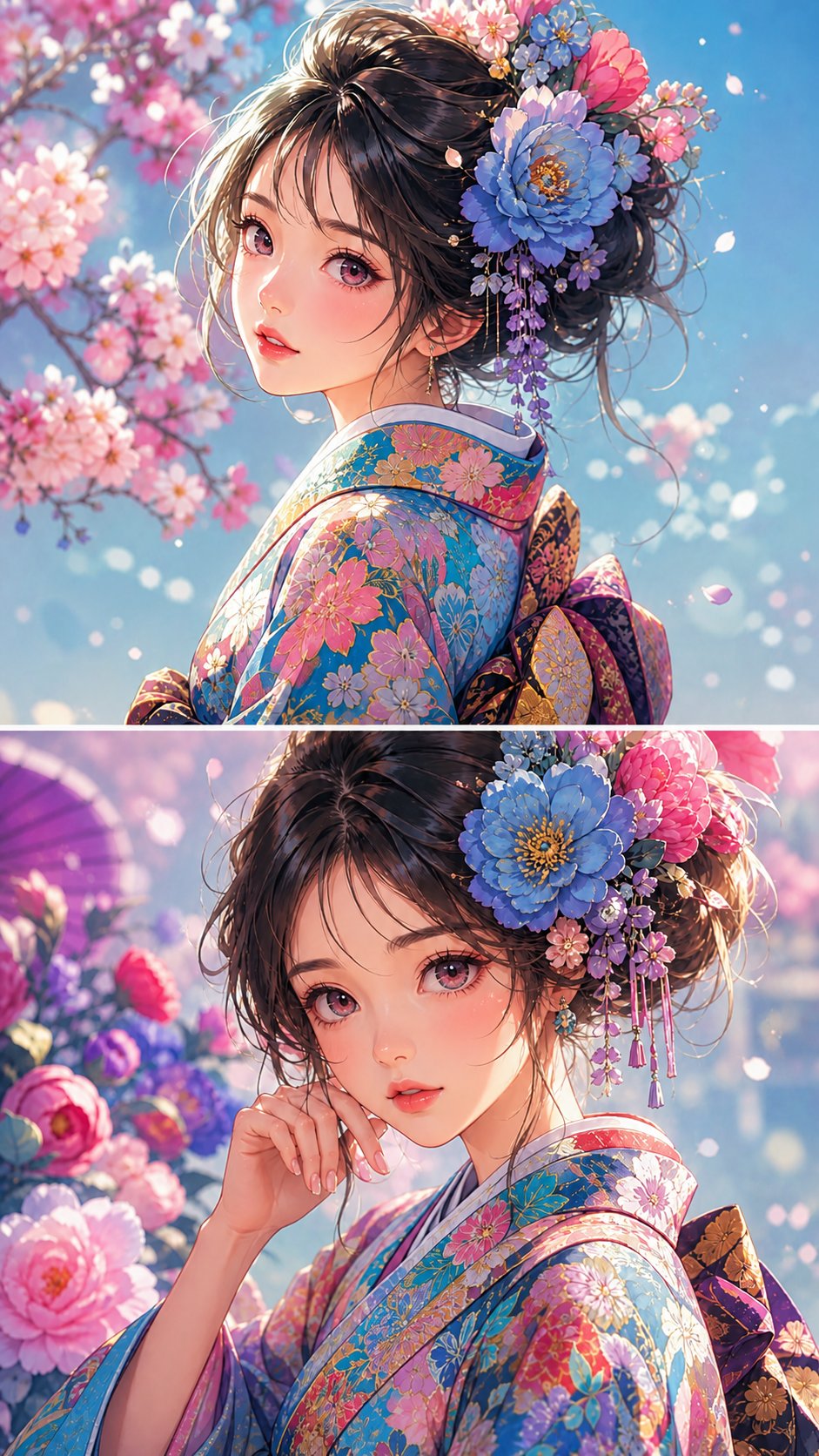 AI image generated from the “Ultra-detailed anime-style portrait of a young girl with” prompt