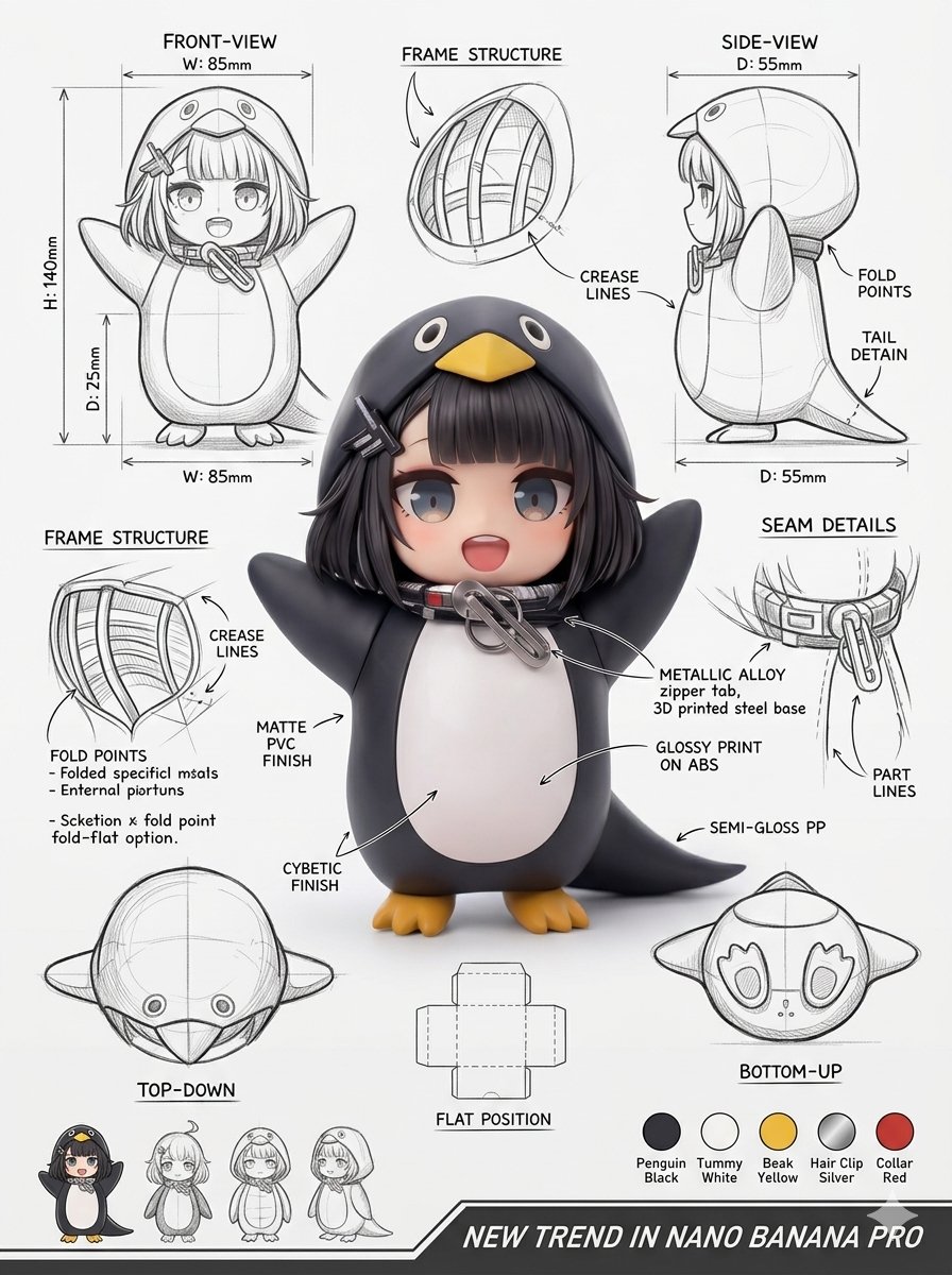 AI image generated from the “Using the attached image, create an illustration sheet of” prompt