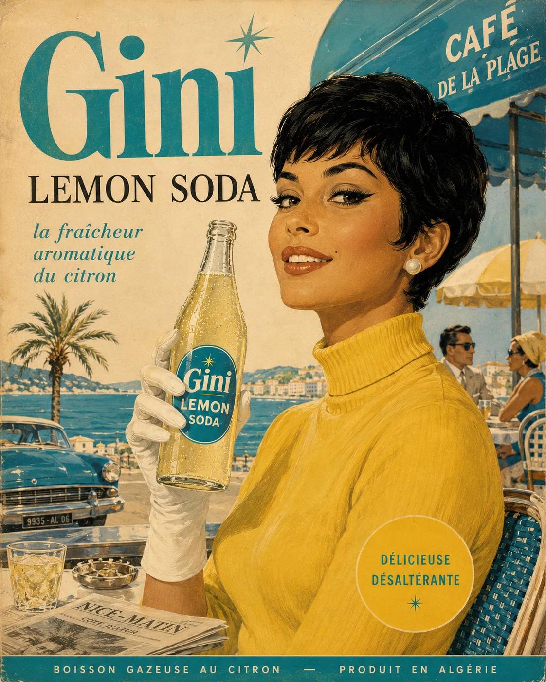 AI image generated from the “Vintage 1960s Beer Ad Poster” prompt