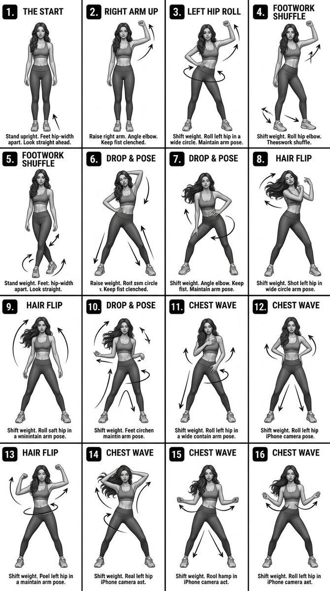AI image generated from the “Viral K-pop Dance Choreography” prompt
