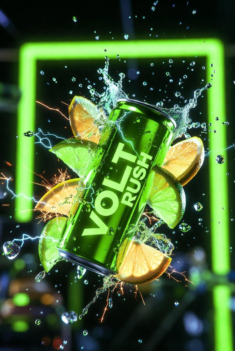 AI image generated from the “VOLT Rush Citrus Burst” prompt