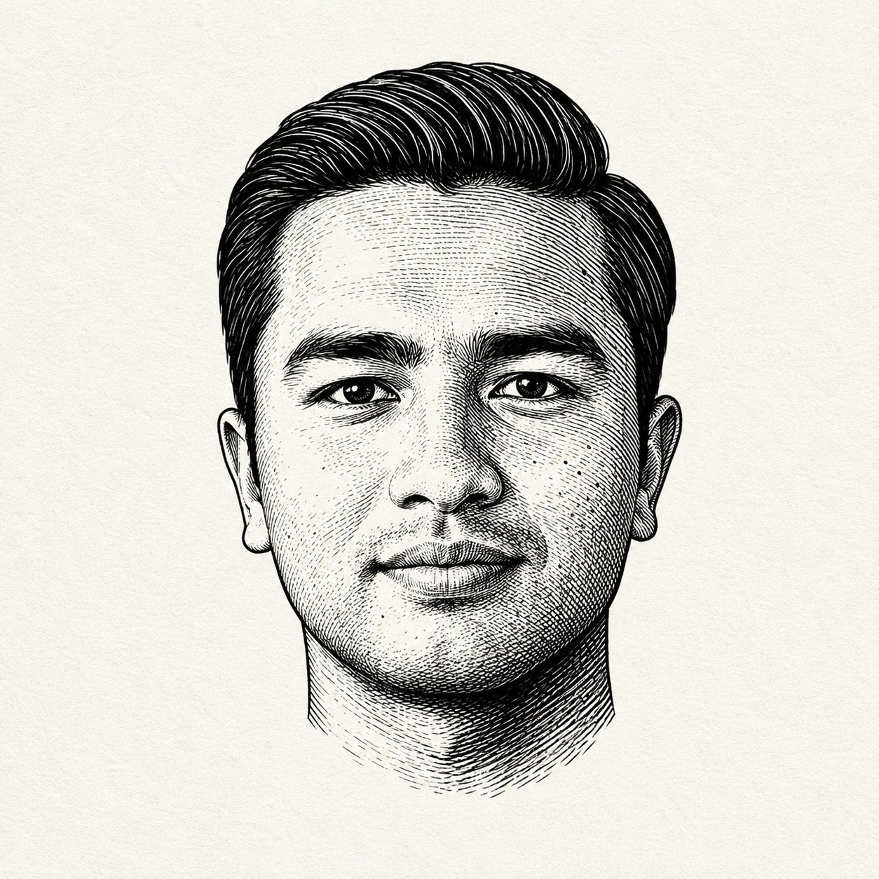 AI image generated from the “Woodcut Engraving Portrait Style” prompt