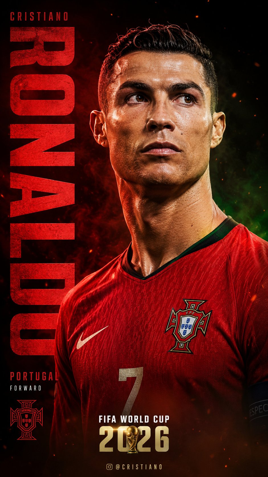 AI image generated from the “World Cup Hero Poster” prompt